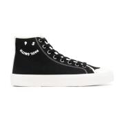 Zwarte Logo High-Top Sneakers PS By Paul Smith , Black , Heren