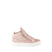 Hoge Suede Sneakers Giuseppe Zanotti , Pink , Dames