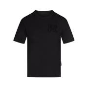 Zwarte T-shirts en Polos Palm Angels , Black , Dames