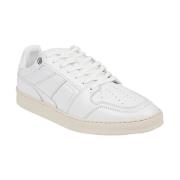 Witte Leren Sneakers Ami Paris , White , Heren