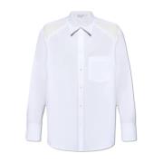 Shirt with satin inserts JW Anderson , White , Heren
