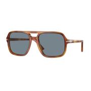 Tijdloze Stijl Zonnebril Persol , Orange , Heren