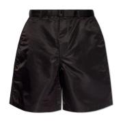 Shorts with logo Emporio Armani , Black , Heren