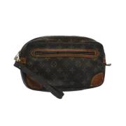 Pre-owned Canvas louis-vuitton-bags Louis Vuitton Vintage , Brown , Da...