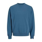 Heren Sweatshirt Collectie Jack & Jones , Blue , Heren