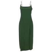 Groene jurken - LA Robe Notte Jacquemus , Green , Dames