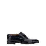 Zwarte platte schoenen Fermin Salvatore Ferragamo , Black , Heren