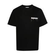 Zwart Jersey T-Shirt Barrow , Black , Heren
