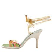 Pre-owned Rubber sandals Chanel Vintage , Multicolor , Dames