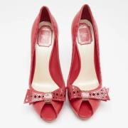 Pre-owned Leather heels Dior Vintage , Red , Dames