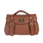 Mini Alexa Heavy Grain Tassen Mulberry , Brown , Dames