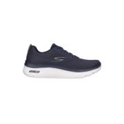 Heren Hyper Burst Mesh Veterschoenen Skechers , Blue , Heren