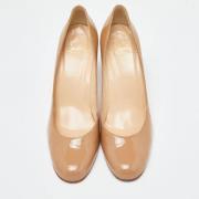 Pre-owned Leather heels Christian Louboutin Pre-owned , Beige , Dames