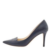 Pre-owned Leather heels Jimmy Choo Pre-owned , Blue , Dames