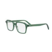 Groene bril met vierkant montuur Celine , Green , Unisex