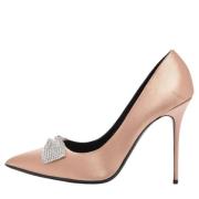 Pre-owned Leather heels Giuseppe Zanotti Pre-owned , Pink , Dames