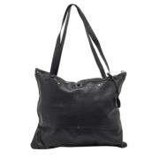 Pre-owned Leather shoulder-bags Bottega Veneta Vintage , Black , Dames