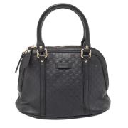 Pre-owned Leather gucci-bags Gucci Vintage , Black , Dames