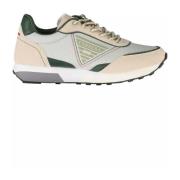 Beige Polyester Sneaker met Contrasterende Details Carrera , Beige , H...