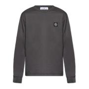 T-shirt with long sleeves Stone Island , Gray , Heren