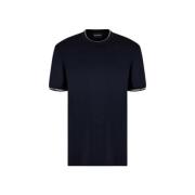 Navy LYO Blend T-Shirt Emporio Armani , Blue , Heren