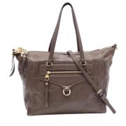 Pre-owned Leather totes Louis Vuitton Vintage , Brown , Dames