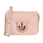 Love Birds Leren Tas Pinko , Pink , Dames