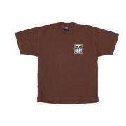 Sepia Eyes Icon Streetwear T-shirt Obey , Brown , Heren