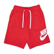 Alumni HBR FT Short University Red/White Nike , Red , Heren