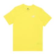 Gele Streetwear Tee Opti Club Nike , Yellow , Heren