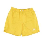 Club Woven Flow Shorts Nike , Yellow , Heren
