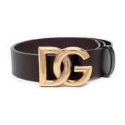 Logo DG Riem Dolce & Gabbana , Brown , Heren