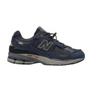 Navy Blauwe Lage Top Sneakers New Balance , Blue , Heren