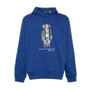 Blauwe Sweaters met Trekkoord Capuchon en Polo Bear Polo Ralph Lauren ...