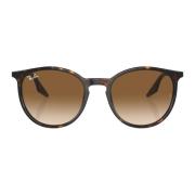 Lichtbruin Acetaat Frame Zonnebril Ray-Ban , Brown , Dames