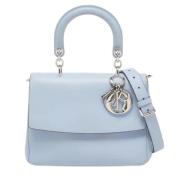 Pre-owned Leather handbags Dior Vintage , Blue , Dames