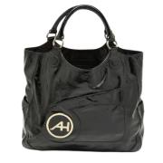 Pre-owned Leather handbags Anya Hindmarch Pre-owned , Black , Dames