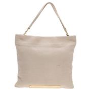 Pre-owned Leather totes Jimmy Choo Pre-owned , Beige , Dames