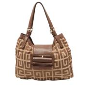 Pre-owned Canvas handbags Givenchy Pre-owned , Brown , Dames