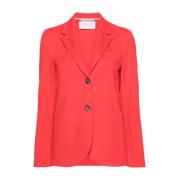 Felrood Stretch-Jersey Blazer Harris Wharf London , Red , Dames