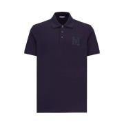 Klassieke Polo Shirt Moncler , Blue , Heren