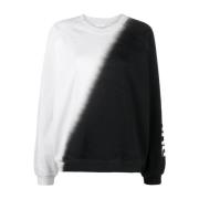 Zwarte Katoenen Sweatshirt met Logodetail Chloé , Black , Dames