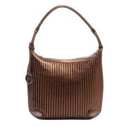 Pre-owned Leather handbags Armani Pre-owned , Brown , Dames