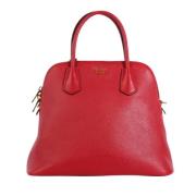 Pre-owned Leather handbags Prada Vintage , Red , Dames