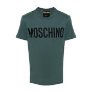 Stijlvolle Heren T-Shirt Moschino , Green , Heren