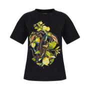 Zwarte T-shirts en Polos Roberto Cavalli , Black , Dames