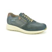 Blauwe Runner N. + Tiret + Perfo Mephisto , Blue , Heren