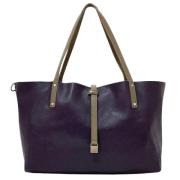 Pre-owned Leather handbags Tiffany & Co. Pre-owned , Purple , Dames