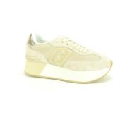 Beige Combi Runner Sneakers Liu Jo , Beige , Dames