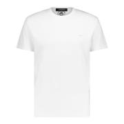T-Shirt met Logo-Detail Dsquared2 , White , Heren